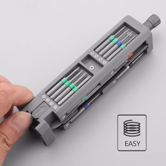 Juego de destornilladores 46 en 1, puntas de destornillador magnético, Kit de herramientas para reparación de teléfono y PC, destornillador de Tornillo hexagonal Torx S2 de precisión, herramientas manuales