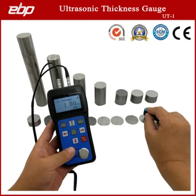 Medidor de espesor ultrasónico de mano de precisión de 0,01 mm Ut