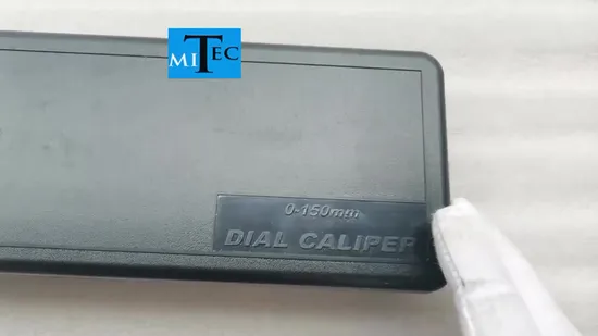 Herramientas de medición Calibrador de esfera de caja metálica 150 mm 200 mm 300 mm